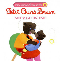Petit ours brun aime sa maman - mon premier livre anime