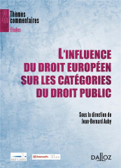 L'influence du droit europeen sur les categories du droit public
