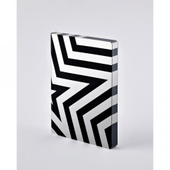 Nuuna graphic l cahier pointilles - super star silver