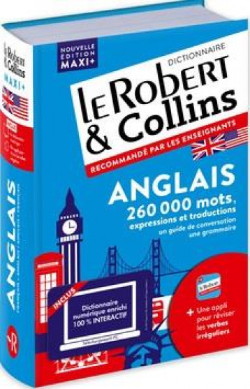 LE ROBERT et COLLINS  -  MAXI + : DICTIONNAIRE ANGLAIS - COLLECTIF - LE ROBERT